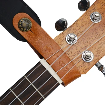  PICKPAL chitara acustica / electrica chitara din piele chitara de gât cu o curea de chitara pian de blocare a capului string chitara accesorii