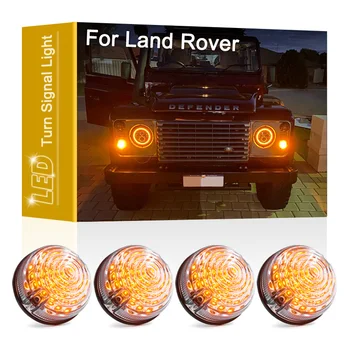  4buc Obiectiv Clar Fata Spate Amber Semnalizare semnalizator Pentru Land Rover 1/2/2A/3 Serii 1950-1979 Defender 90/110 1983-2016