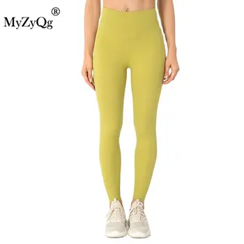  MyZyQg Dublu Partea De Șlefuire Buzunar Pantaloni De Yoga Pentru Femei Slim Piersic Hip Funcționare Jambiere Pantaloni De Trening Imbracaminte Sport Fitness Strans