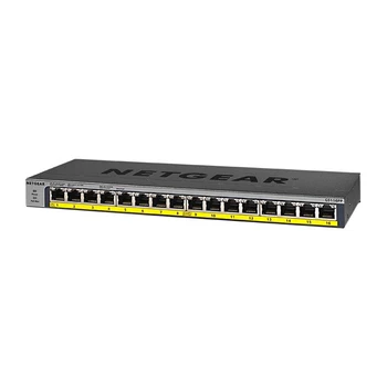  NETGEAR GS116PP 16-Port Gigabit Ethernet de Mare Putere Unmanaged PoE+ Switch cu FlexPoE (183W)