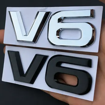  Pentru Passat CC Touaregg V6 logo-ul de Boot logo-ul V6 Corpul autocolante de Deplasare standard de Scrisoare de marca
