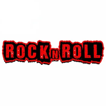  Pentru Imagini de Rock N Roll Logo-ul Auto de Camion Decal Bara DIY Ocluzie Zero Personalitate Autocolante Auto 13cm X 3.3 cm