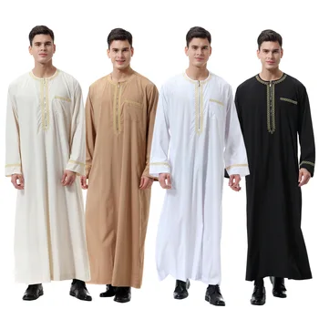  Omul Abaya Rochie Musulman Din Pakistan Islam Îmbrăcăminte Abayas Halat Arabia Saudită Kleding Mannen Caftan Oman Qamis Musulman De Modul Homme