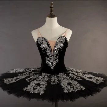  Profesionale De Înaltă Calitate Femei Adulte Costume De Dans Black Swan Lake Balet Tutu