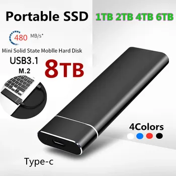  SSD M. 2 Hard Disk Extern Hard Disk Portabil HD Externo HD de 1TB, 2TB 4TB 16TB USB3.0 bagaje de disco duro externo 8TB