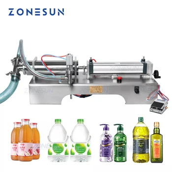  ZONESUN Complet Pneumatice Dezinfectant Spray-uri de Alcool HandSanitizer Gel Lichidsăpun Flacon Dozator Umplere Mașină