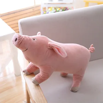  25cm de Desene animate Drăguț Siimulation Porc Jucărie de Pluș Realiste de Pluș Moale Animale de Porc Papusa Copil Cadou Copil Jucărie Kawaii Drăguț Cadou pentru Fata
