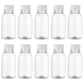  10buc 350ML 200 ML din Plastic Transparent Lapte de Depozitare Sticle de Băutură Băut Sticle Clare Lapte, Apă, Suc de Sticla Pentru Exterior
