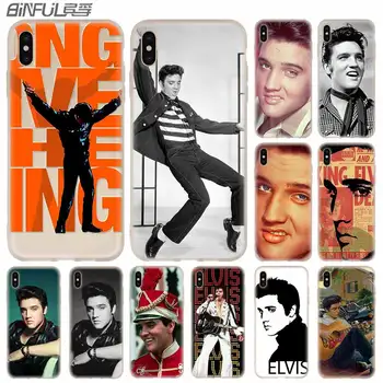  Elvis Presley Silicon Moale Caz Pentru iPhone 13 11 12 Pro X XS Max XR 6 6S 7 8 Plus SE Acoperi Mini