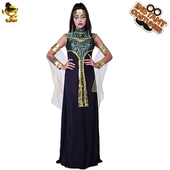  Adult Cosplay Costum Halloween Femei Fancy Rochie Antic Egiptean Prințesă Tinutele Purim Egipt Zeita