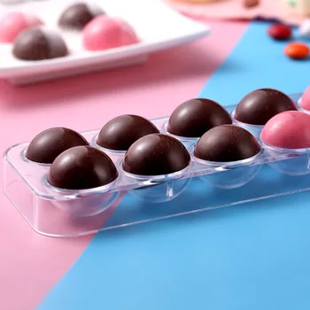  14 găuri Jumătate de Minge 3D Policarbonat Matrite de Ciocolata Bomboane de Ciocolata Matrite de Plastic Tava de Copt produse de Patiserie produse de Panificatie Instrumente