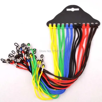 500PCS Colorate Poliester Ochelari Sport Lanț de Cablu Șir Suport pahare lanț cu bună calitate silicon buclă