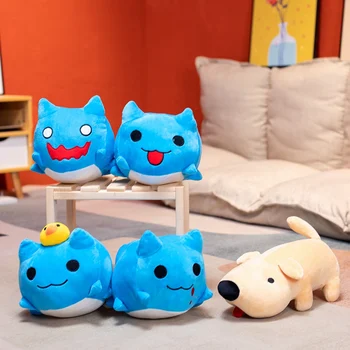  Bugcat Capoo Jucării Umplute Cosplay Albastru Drăguț Pisica Limba Jucărie de Câine de Ornament de Pluș Desene animate Papusa Cadouri Frumoase pentru Copii