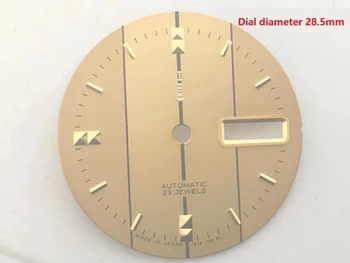  28.5 mm Accesorii Ceas Mecanic Dublu Calendar Cadran de Ceas pentru 7009A/7s26A Mișcare Literal Ceasornicari DIY Piese de schimb