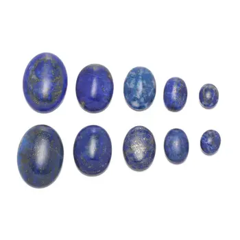  10buc Piatra Naturala, Margele Cabochon Forma de Ou Lapis lazuli Margele Vrac pentru a Face Bijuterii DIY Colier Inel Cercel Accesorii