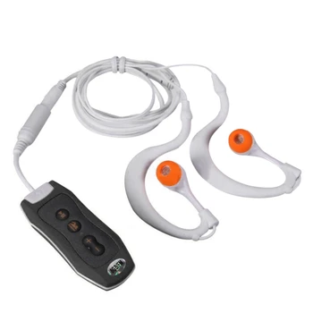  HOT-Music Player MP3 Cu Bluetooth Și Subacvatice Căști Pentru Ture de Înot sporturi Nautice Cordon Scurt 4GB-Negru