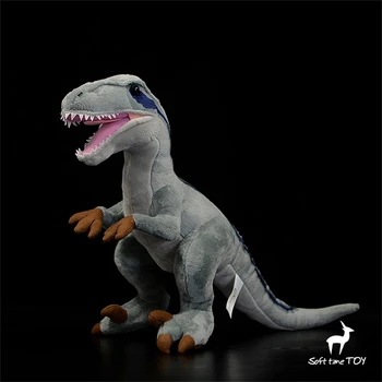  Velociraptor De Înaltă Fidelitate Anime Drăguț Dinozaur Jurassic Pluș Raptor Jucării De Pluș Realiste Animale De Simulare Umplute Papusa Kawai
