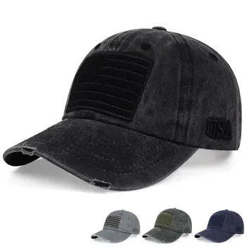  De Vânzare la cald Pălărie Bărbați Spălate cu Steagul American Brodate Șapcă de Baseball Sport de Moda Tata Pălărie, Șapcă de Golf pentru Femei Unisex
