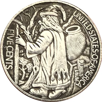  21mm Monedă Vagabond Turnat Propunerii de Magie Cadou de Ziua Decor Acasă Bătrân Model Monede