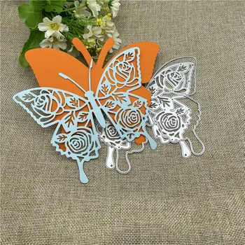  Fluture mare de Metal de Tăiere Moare Șabloane Pentru DIY Scrapbooking Decorative Relief Artizanale Șablon