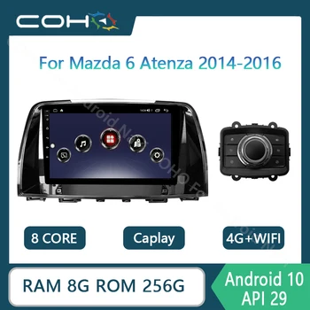  Pentru Mazda 6 Atenza 2014-2016 Radio Auto Multimedia Player Video de Navigare stereo, GPS, Android 10 Octa Core 8+256 1280*720 Display