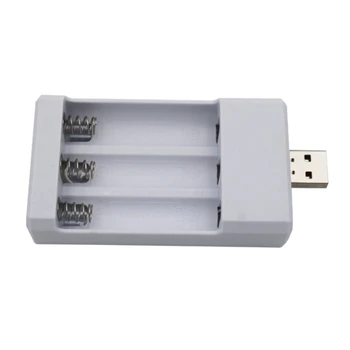  3-Slot USB Plug Încărcător de Baterii AA /AAA 1.2 V Portabil Ni-Cd Baterie Reîncărcabilă 40JB
