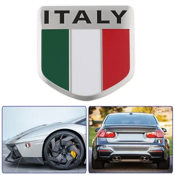  De Vânzare la cald 3D Aluminiu Italia Masina Autocolant Auto Insigna Decal Italia Flag Auto-styling Accesorii Emblema Autocolante
