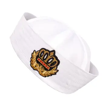  Noi Unisex Căpitanul Pălărie De Marinar Comandantul Marinei Marin Capac Cosplay Pălărie Yacht Capac Petrecere Costum Accesoriu (Coroana Eticheta Stil Adulți)