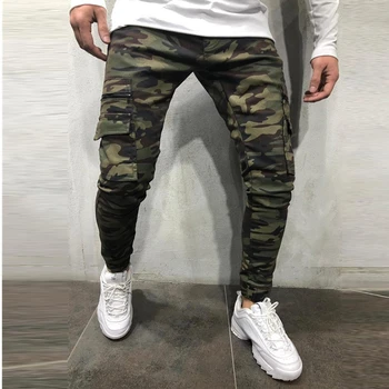  Moda pentru bărbați Joggeri Camuflaj Blugi Personalității Tinerilor Slim Tendință Blugi Pantaloni de Primăvară și de Toamnă de Marfă 2022 Nou Pantaloni pentru Bărbați