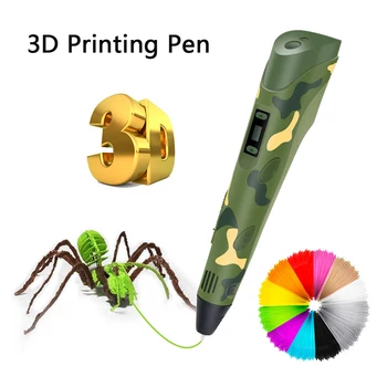  3D Stilouri 3D DIY Camuflaj Printer Pix Pixuri de Desen 3D de Imprimare Cutii de Cadouri pentru Copii Cu PLA Filament de 1.75 mm Crăciun, Ziua de nastere